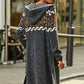 Bohemian Slit Hooded Duster Cardigan