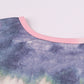 Tie-Dye Drop Shoulder Round Neck Top