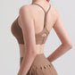 Cutout Racerback Scoop Neck Sports Bra