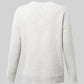 V-Neck Long Sleeve Knit Top
