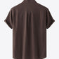 Textured Half-Button Top