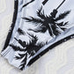 Beach Style Zip-Up One-Piece Swimsuit