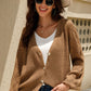 Openwork Raglan Sleeve Cardigan