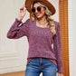 Square Neck Puff Sleeve Top