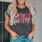 LIVE HAPPY Floral Graphic Tee