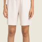 Drawstring Elastic Waist Sports Bermuda Shorts