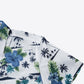 Printed Short Sleeve Collared Vacation Shirt