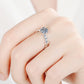 1 Carat Moissanite Six-Prong Ring