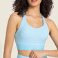 Feel Like Skin Racerback Halter Neck Sports Bra