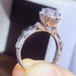 1 Carat Moissanite 925 Sterling Silver Ring