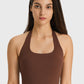 Breathable Halter Neck Sports Bra