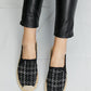 Forever Link Plaid Round Toe Slip-On Flats