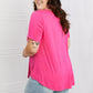 Zenana Everyday Full Size Loose Fit V-Neck Top