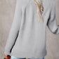 Half Button Long Sleeve Knit Top