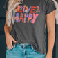 LIVE HAPPY Floral Graphic Tee