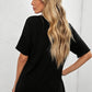 Leopard Dropped Shoulder T-Shirt and Shorts Lounge Set