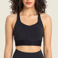 Feel Like Skin Racerback Halter Neck Sports Bra