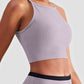 Round Neck Cropped Sports Cami