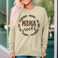 Letter Leopard Graphic Drop Shoulder Sweatshirt