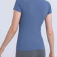 Round Neck Short Sleeve Active Top