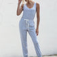 Knot Sleeveless Waist Jumpsuit