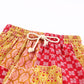 Bohemian Patchwork Drawstring Wide Leg Pants