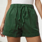 Drawstring Elastic Waist Pocket Shorts