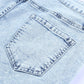 Distressed Frayed Trim Flared Jeans