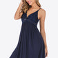 Spliced Lace Plunge Spaghetti Strap Night Dress