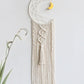 Bohemian Hand-Woven Moon Macrame Wall Hanging