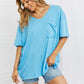 Zenana Sit Back And Relax Oversized Boyfriend Tee