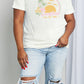 Simply Love Full Size SUNSHINE ALL THE TIME Graphic Cotton Tee