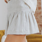 Smocked Waist Culotte Shorts