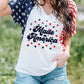 Stars and Stripes V-Neck Tee Shirt