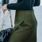 Asymmetrical PU Leather Mini Skirt