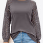 Long Raglan Sleeve Round Neck Tee