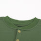 Quarter Button Short Sleeve Top and Shorts Lounge Set