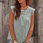 Sleeveless Eyelet Tank Top