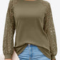 Long Raglan Sleeve Round Neck Tee