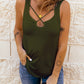 Strappy Gathered Detail Tank