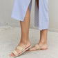 Forever Link Studded Double Strap Slide Jelly Sandal