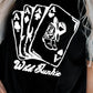 Poker Graphic Round Neck Short Sleeve Tee