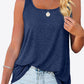 Curved Hem Square Neck Tank