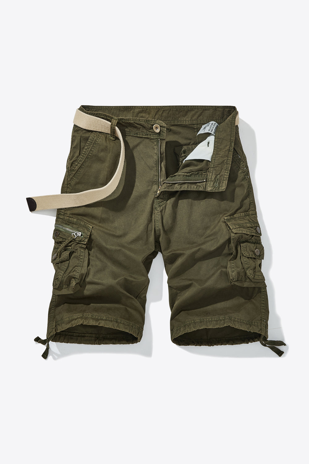 Belted Cargo Shorts