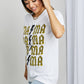 mineB Full Szie MAMA Leopard Lightning Graphic Tee