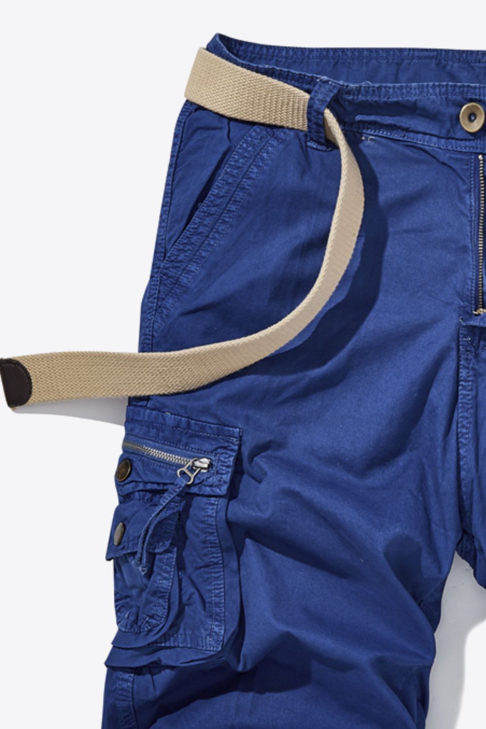 Belted Cargo Shorts