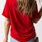 Easter Egg Graphic Cuffed T-Shirt