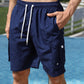 Drawstring Waist Cargo Shorts
