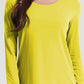 Round Neck Long Sleeve Sports Top