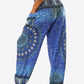Printed High-Waist Pants